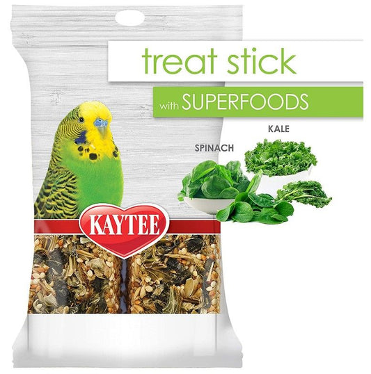 Kaytee Superfoods Avian Treat Stick Spinach and Kale