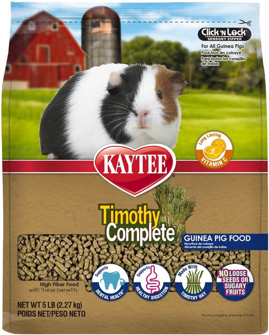 Kaytee Timothy Complete Premium Timothy Fiber Diet Guinea Pig