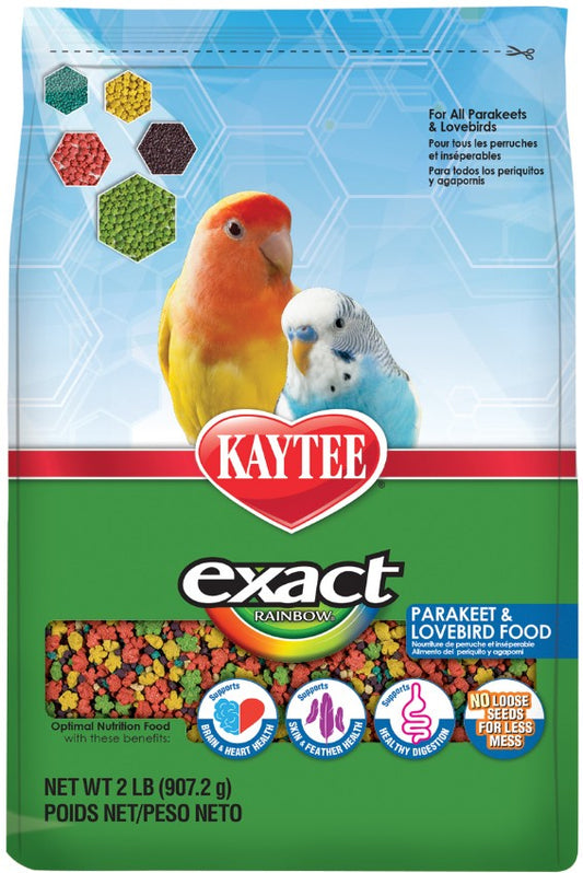 Kaytee Exact Rainbow Optimal Nutrition Diet Parakeet and Lovebird