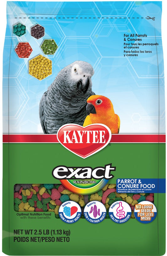 Kaytee Exact Rainbow Optimal Nutrition Diet Parrot and Conure