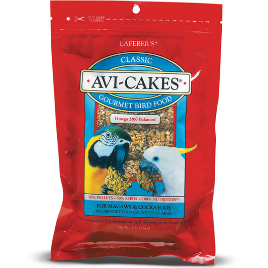 Lafeber Classic Avi-Cakes Gourmet Macaw and Cockatoo Food