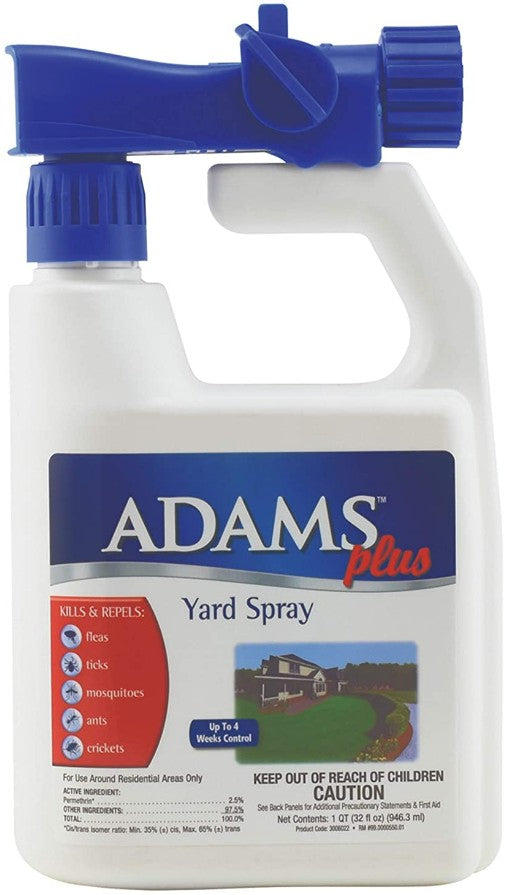 Adams Plus Flea and Tick Yard Spray, Kills and Repels Fleas, Ticks and Mosquitos