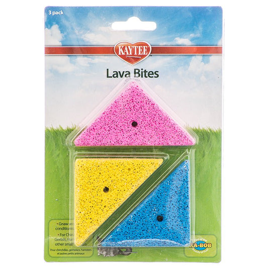 Kaytee Lava Bites Chew Toy for Small Pets