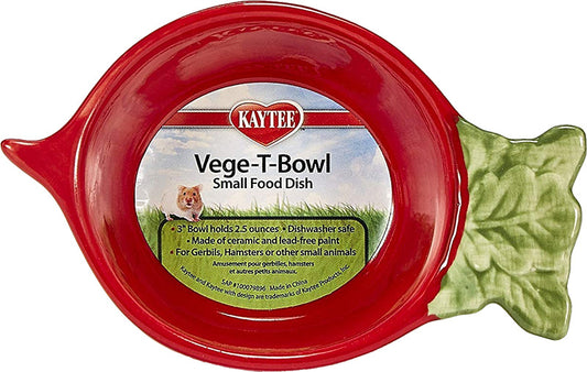 Kaytee Vege-T-Bowl Radish Small Food Dish