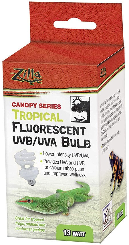 Zilla Canopy Series Tropical Fluorescent UVB/UVA Bulb