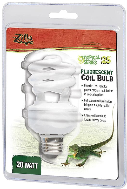Zilla Pro Series Tropical 25 Fluorescent UVB/UVA Bulb