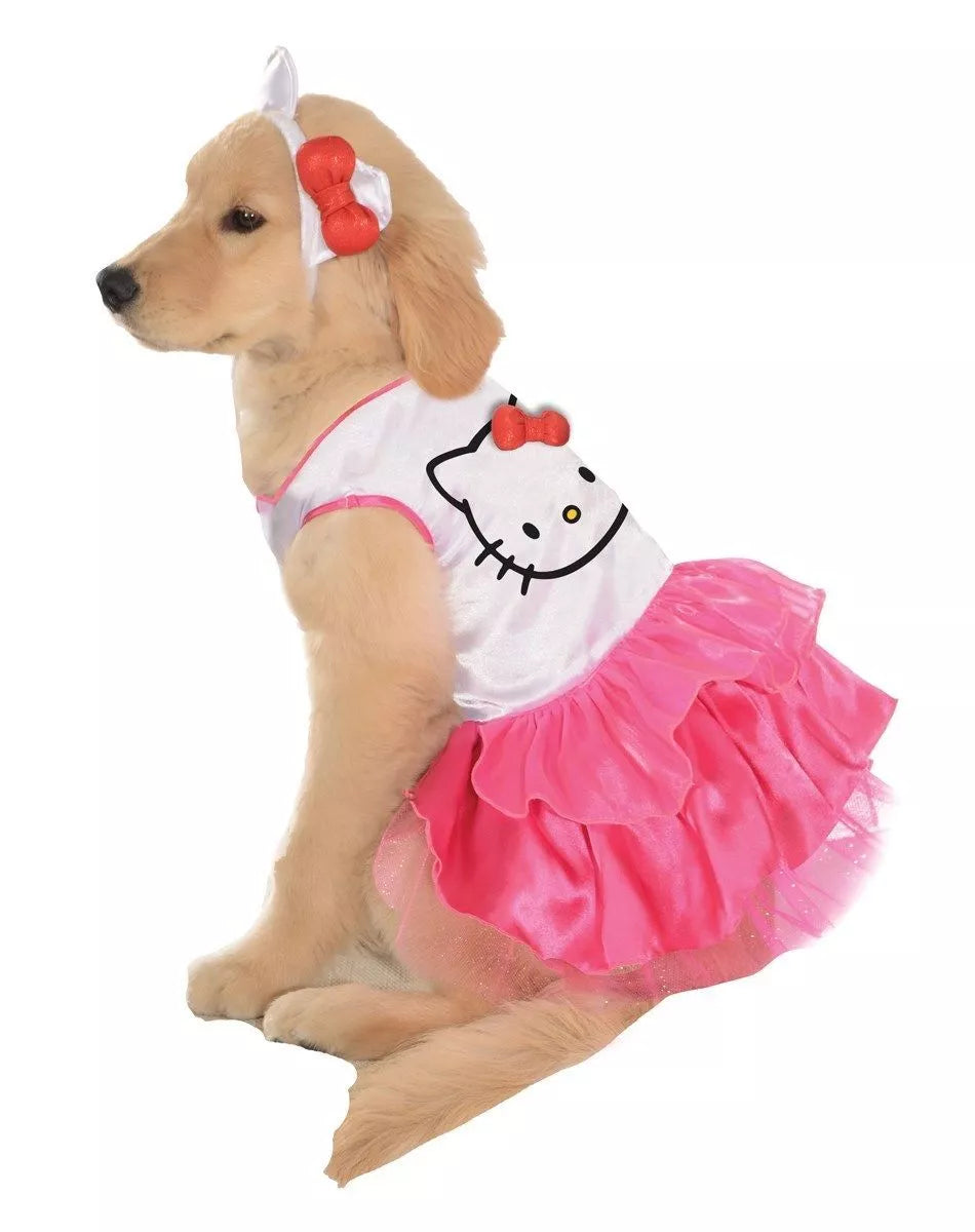 Rubie's Pet Shop Hello Kitty Dress with Head Band Large