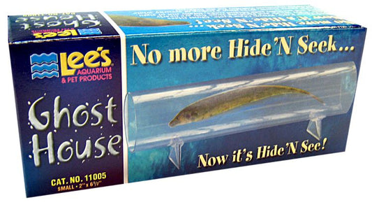 Lees Ghost House Clear for Aquarium Fish to Hide