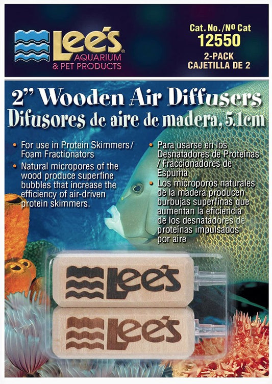 Lees 2" Wooden Air Diffuser for Aquariums