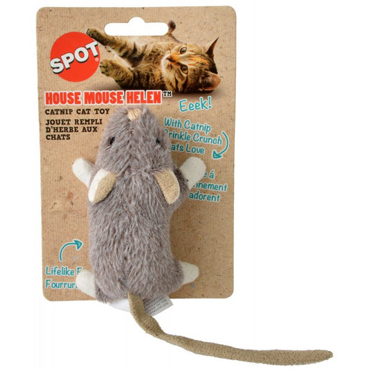 Spot House Mouse Helen Catnip Toy Assorted Colors