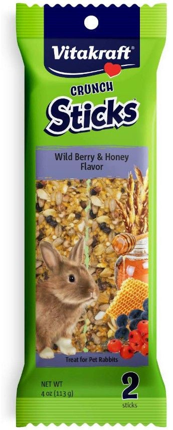 Vitakraft Wild Berry and Honey Flavor Crunch Sticks