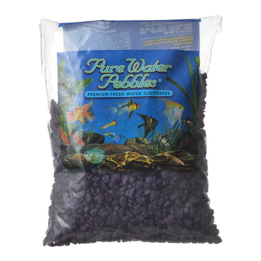 Pure Water Pebbles Aquarium Gravel Purple Passion