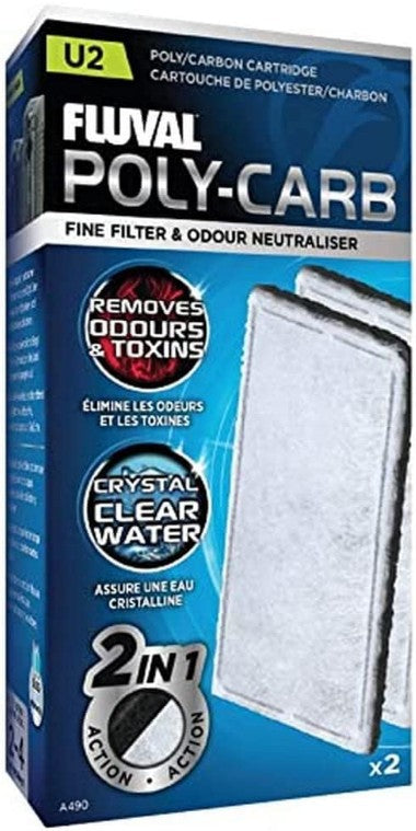 Fluval Underwater Filter Stage 2 Poly/Carbon Cartridges