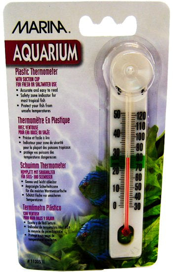 Marina Plastic Aquarium Thermometer