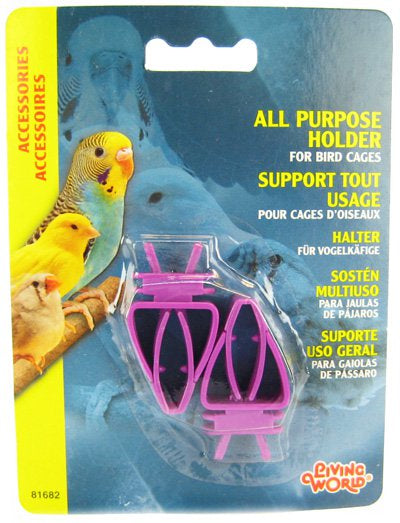 Living World All Purpose Holder for Bird Cages
