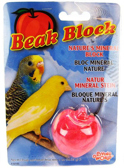 Living World Beak Block with Minerals Apple