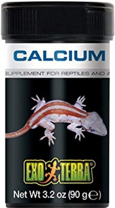 Exo Terra Calcium Powder Supplement for Reptiles and Amphibians