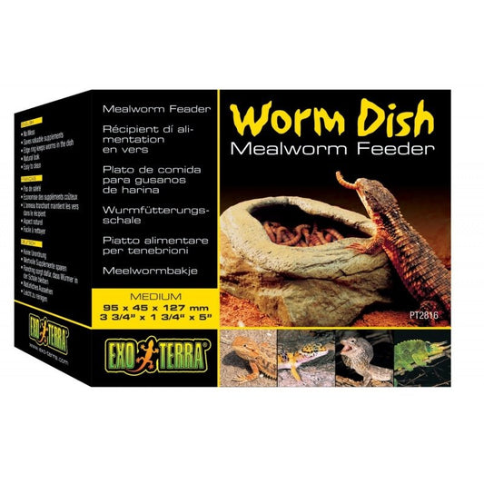 Exo Terra Mealworm Feeder Dish Medium