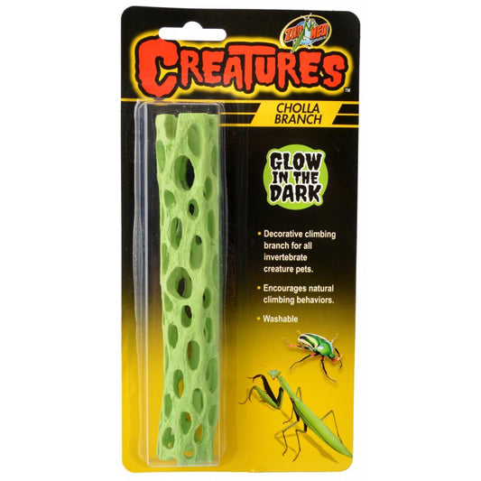 Zoo Med Creatures Cholla Branch Glow in the Dark for Insects