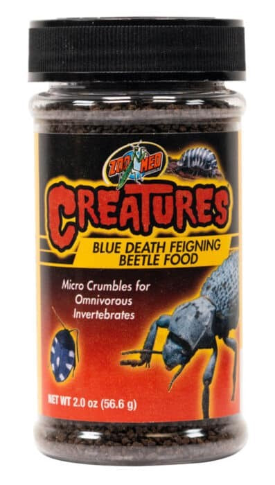 Zoo Med Creatures Blue Death Feigning Beetle Food