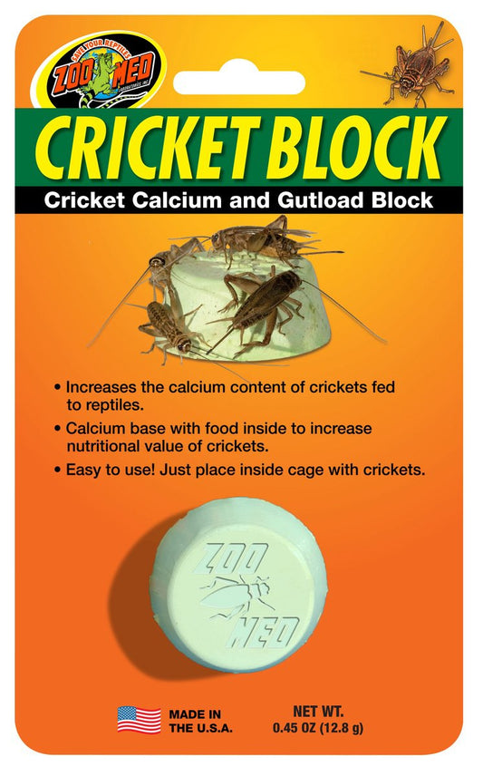Zoo Med Cricket Block Cricket Calcium and Gutload Block