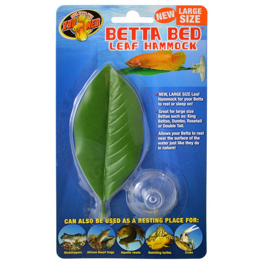 Zoo Med Betta Bed Leaf Hammock for Bettas to Rest On