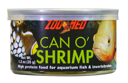 Zoo Med Can O Shrimp High Protein Food for Aquarium Fish and Invertebrates