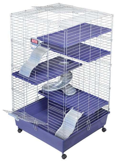Kaytee Ferret Home Plus Multi-Level Home with Casters
